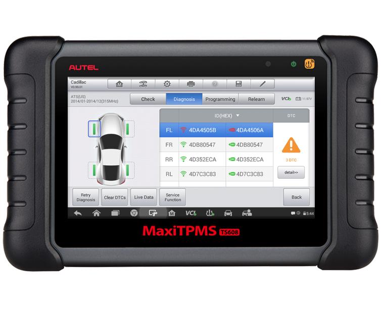 экспресс-диагностика системы TPMS